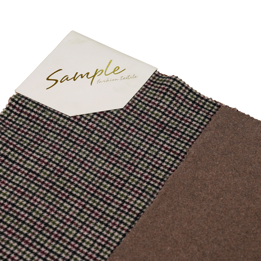 20% صوف، 70% بوليستر، 10% ألياف أخرى، 800 جم/م، فحص الألوان، قماش مخملي مزدوج الجوانب، ML-4400-3