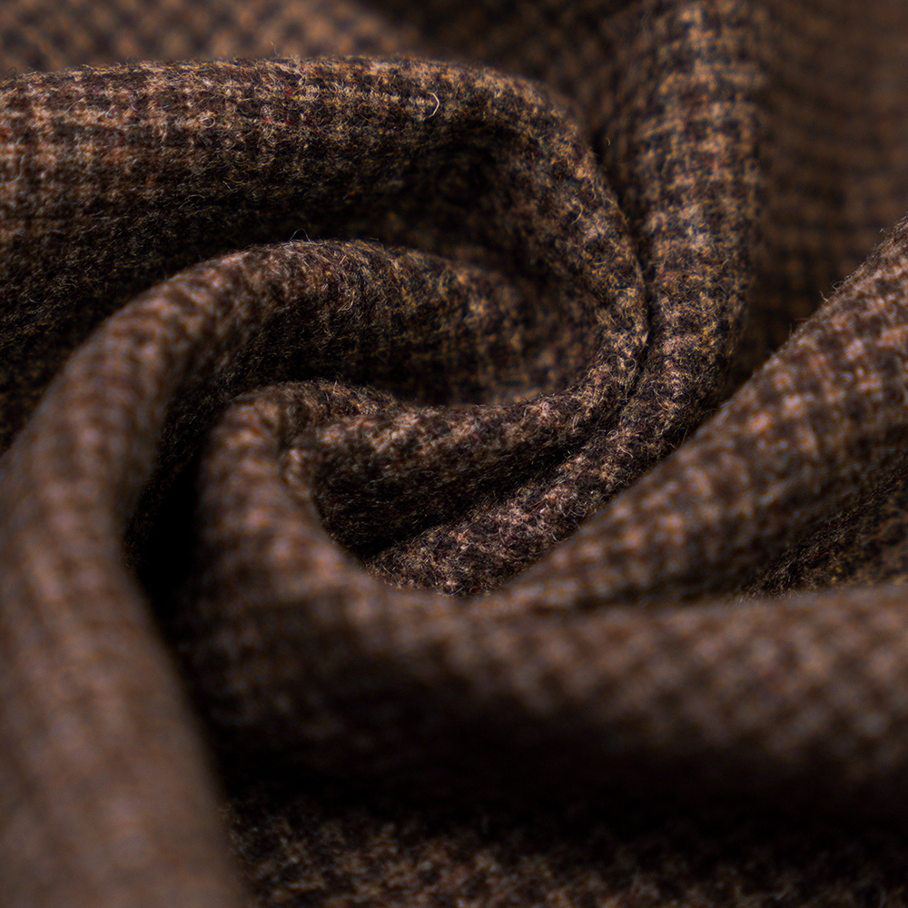 60% صوف، 30% بوليستر، 10% ألياف أخرى، 300 جم/م، قهوة مختلطة + معجون الفاصوليا الحمراء، قماش الفلانيل، ML-S06-050